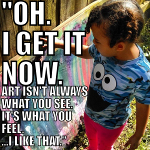 Art is what you feel